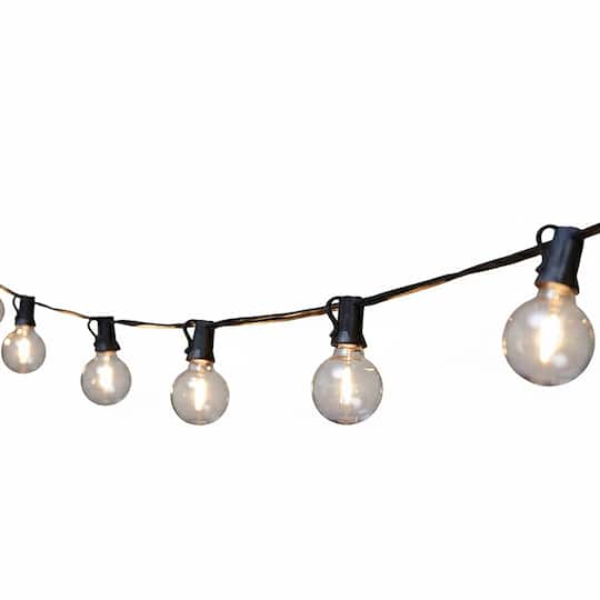 16ct. Shatterproof Black Globe Bulb LED String Lights by Ashland®